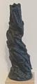 Black twist vase by Ray Toms